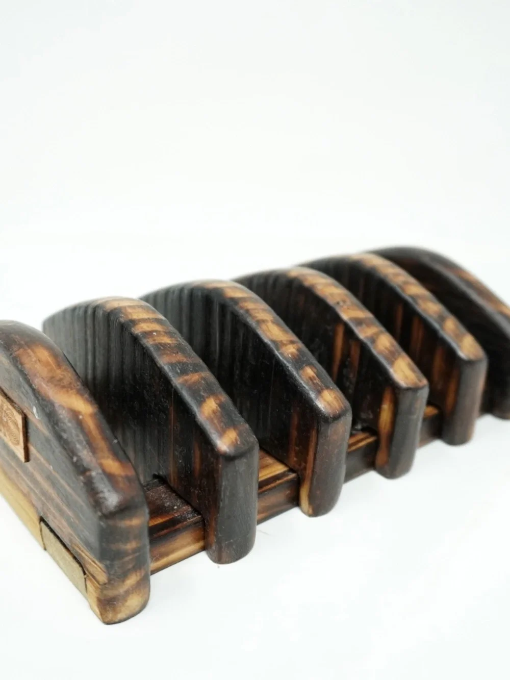 Handmade Wood Kitchen Cutting Board Organizer